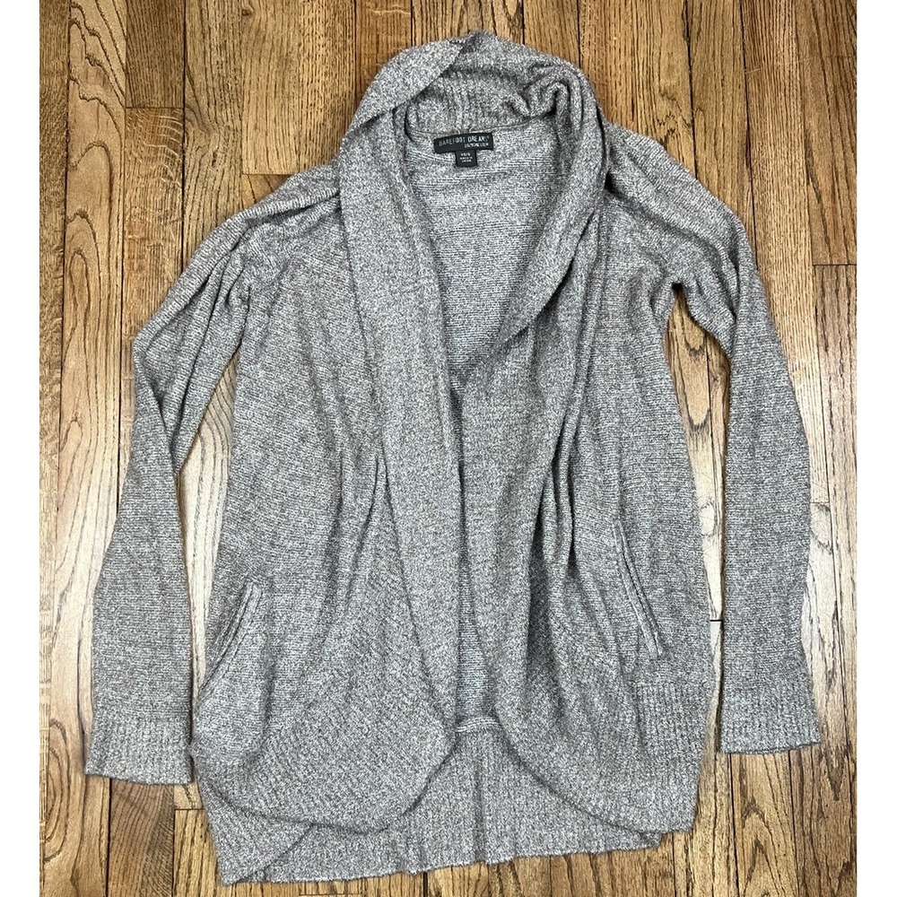 Barefoot Dreams Brown Soft Open Front Cardigan CozyChic‎ Lite Size Small